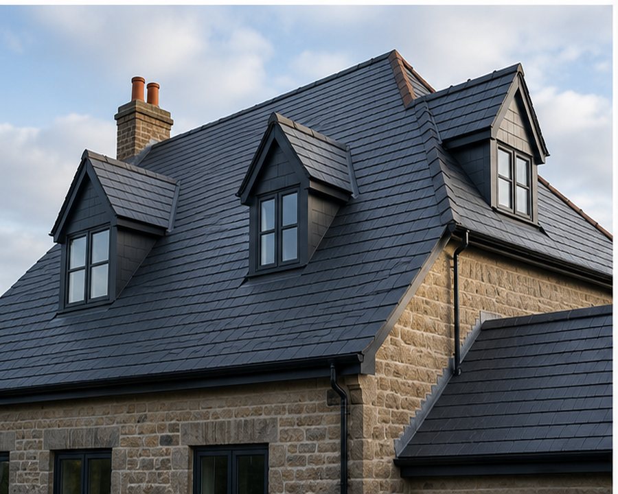 New slate roof on a Cheshire property